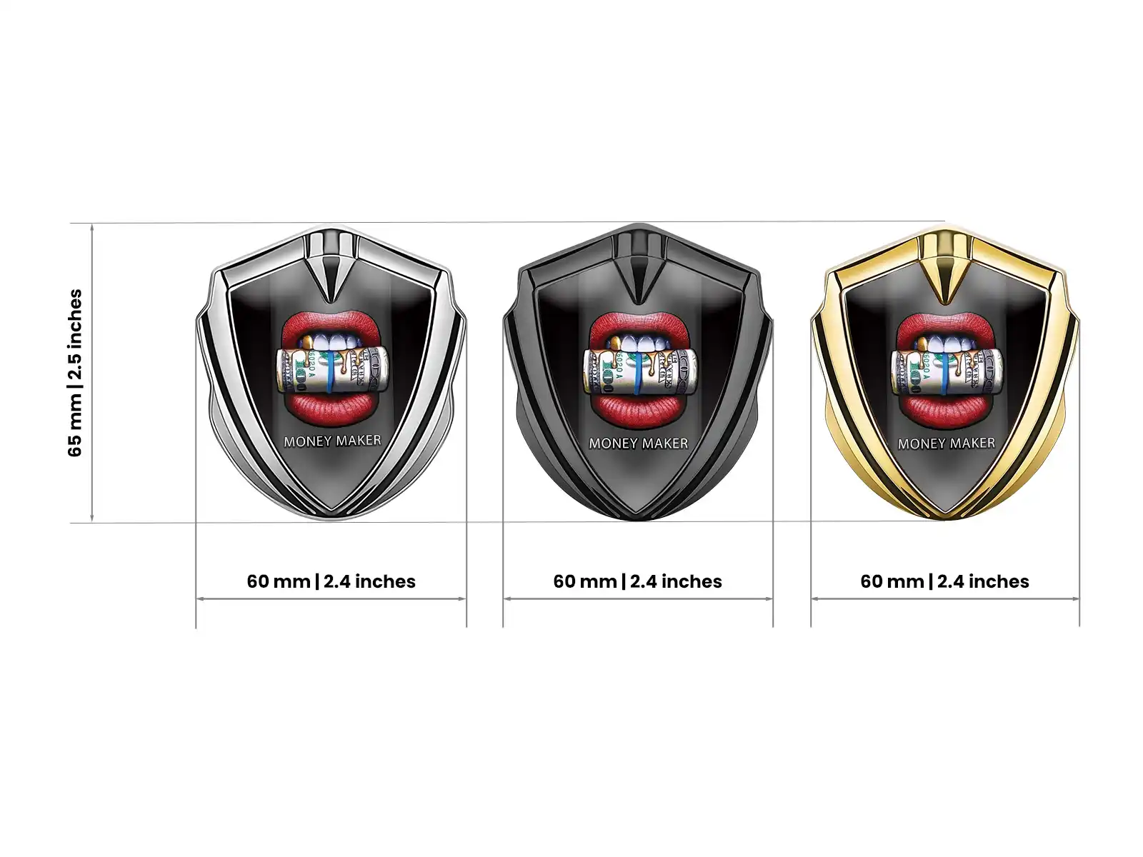 Metal Emblem Badge Durable Edition
